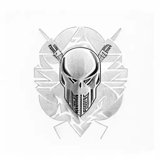 Hacker With Gangster Mask And Ak 47