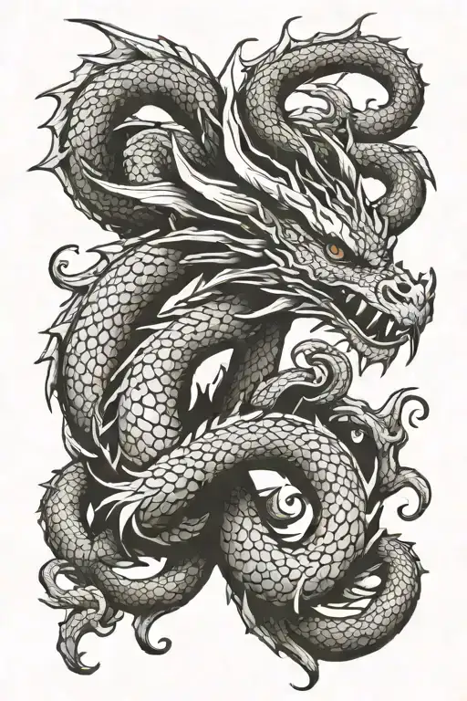 One Dragon Wrapped