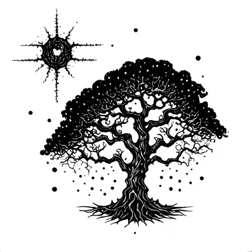 Poison Tree Lines And Dots