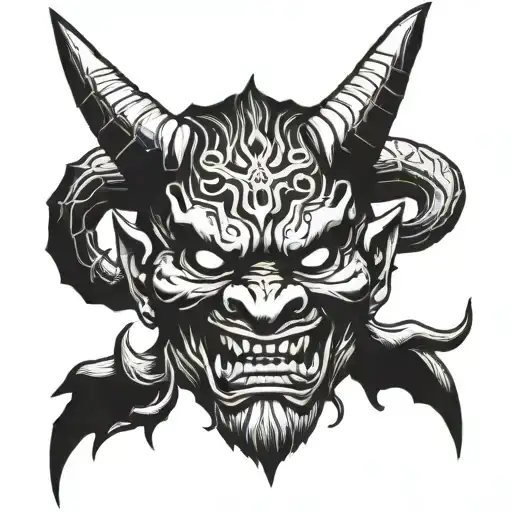 Oni Demon Mask
