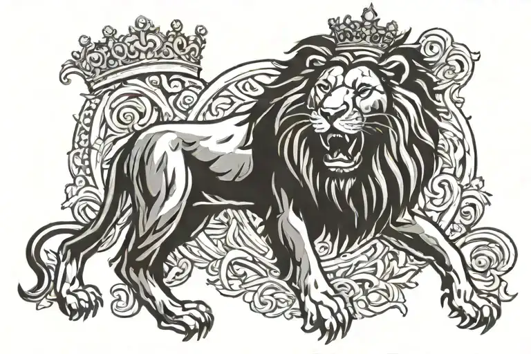 Lion And Crown