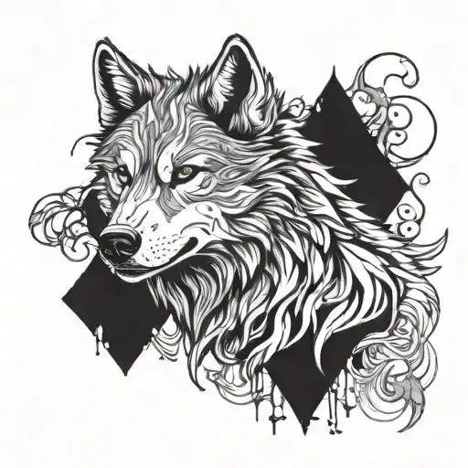 Iced & Fire Direwolf