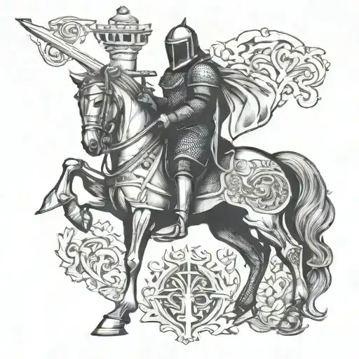 Medieval Knight Portrait