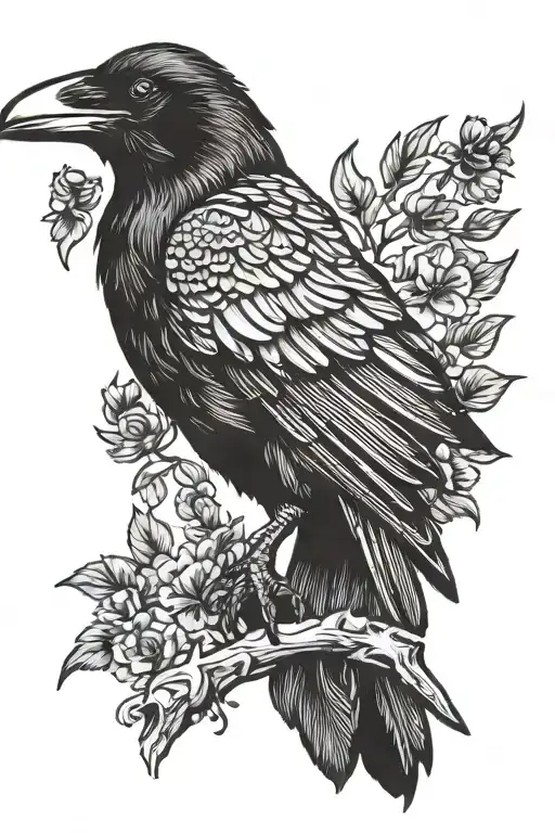 Raven Made Of Ravens