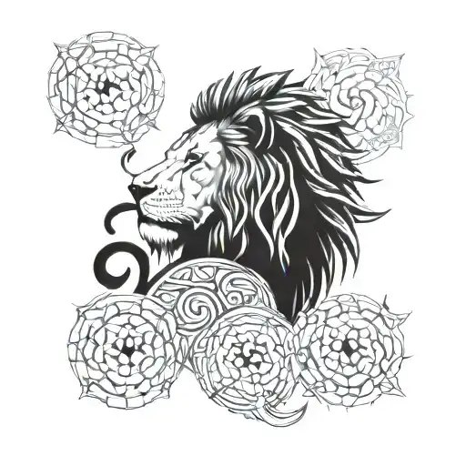 Lion With N Word In Eyes