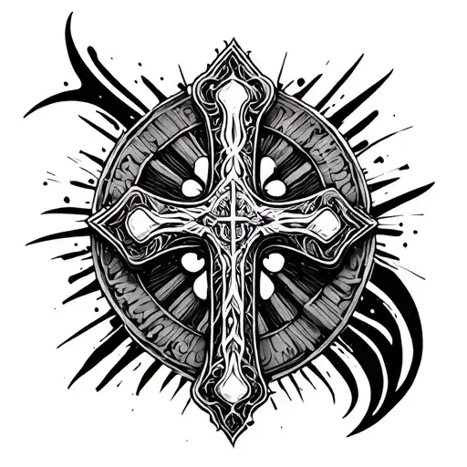 Biomechanical Christian Cross