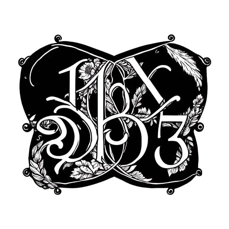 Initials With Birth Date