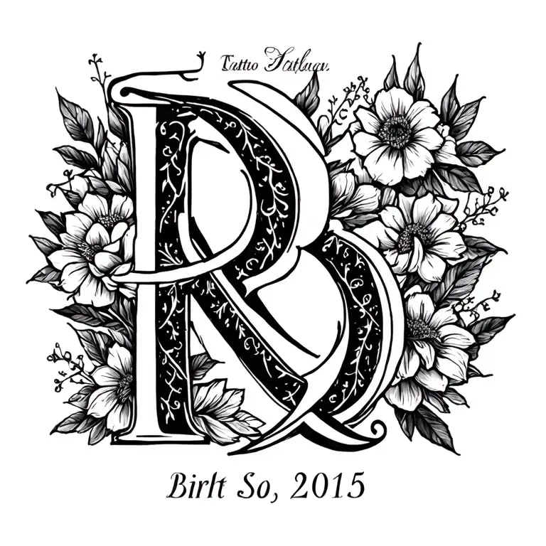 Initials With Birth Date