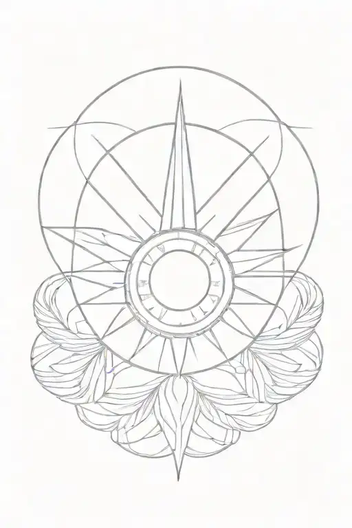 Rising Sun Fine Line