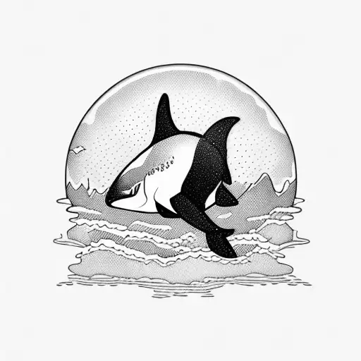 Orca In A Glass Of Water
