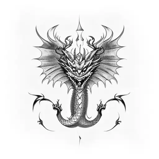 Dragon Around The Arm