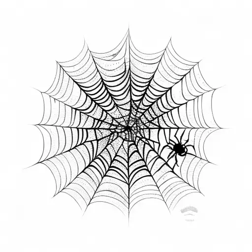 Spider Web Made Out Of Words