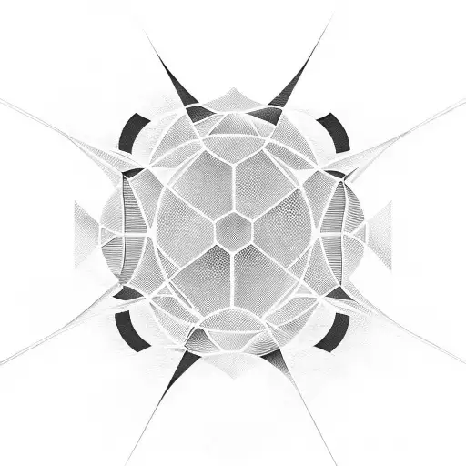 A Geometric Design Inspired By The Movements And Formations Of A Soccer Game