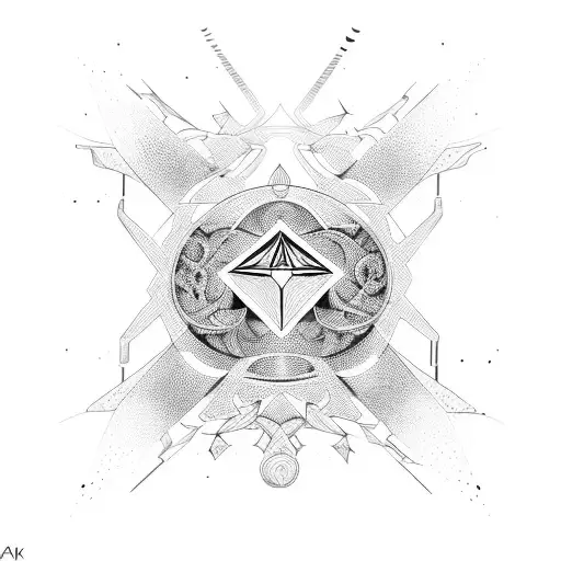 Abstract Representation Of Asperger's Symbol