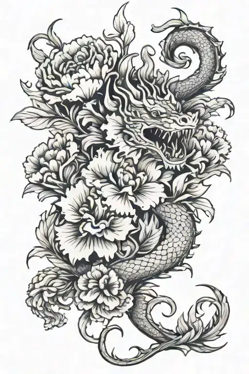 Dragon Carnation Flower