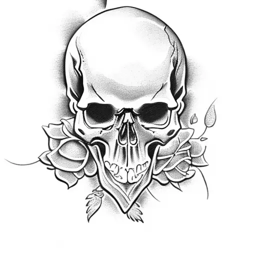 Skull And Roses