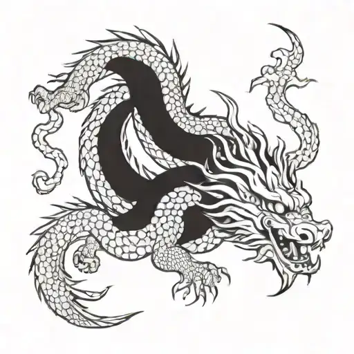 Majestic Japanese Dragon