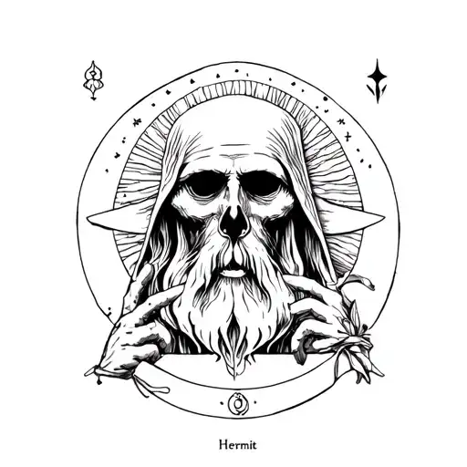Hermit Tarot Card
