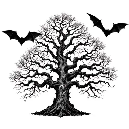 Poison Tree With Bats