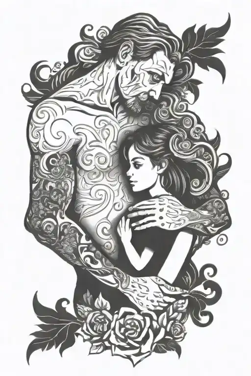 Daughter Holding Fathers Heart