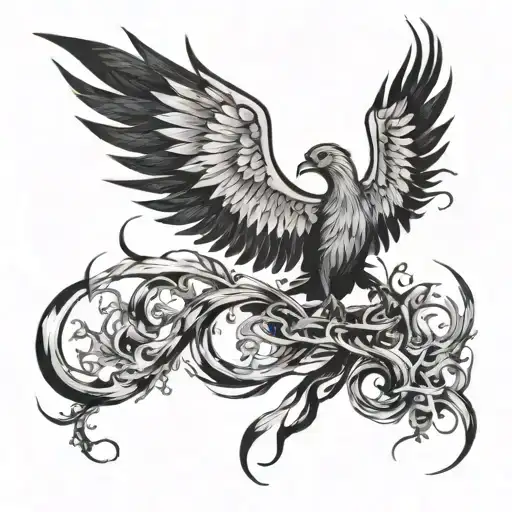 Phoenix Rising From The Ashes