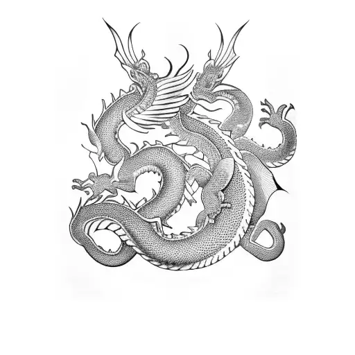 Chinede Dragon Lucky Number 8
