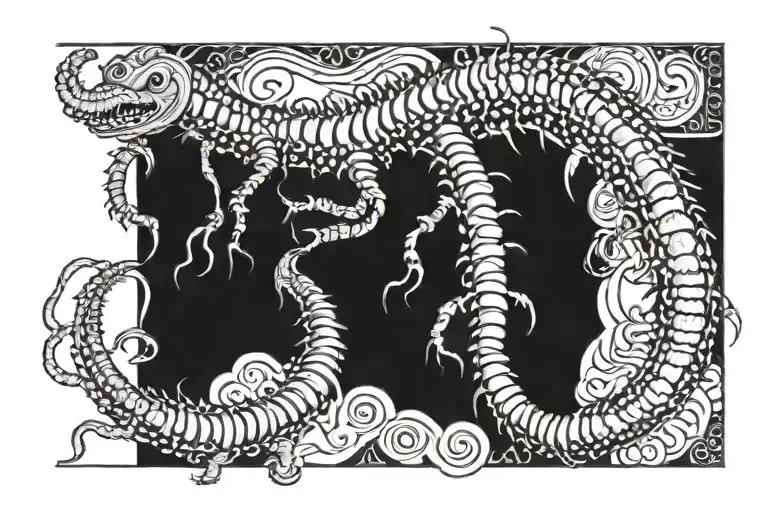 Centipede Black Legs