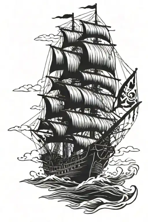 The Seat Pirate Ship Sailing