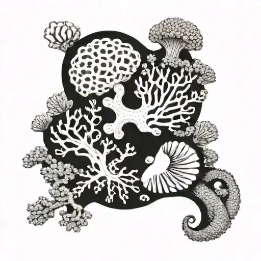 Corals Seashells Octipus Ocean