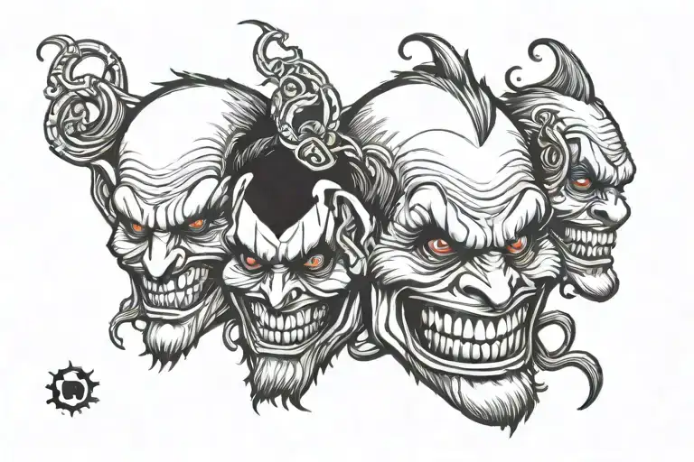 Dc Joker 3 Wise Monkeys