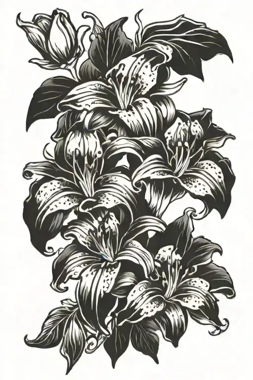 Medieval Inspired Featuring Lily Flowers