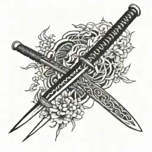 Katana Sword Writing