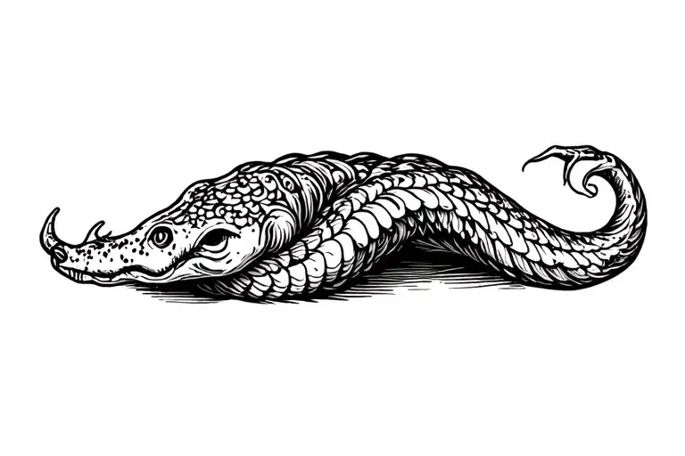 Ourborous Eating Its Tail