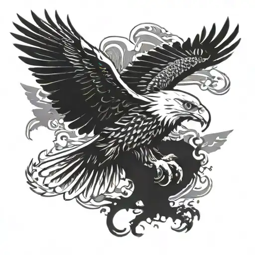 Eagle Representing American Patriotism