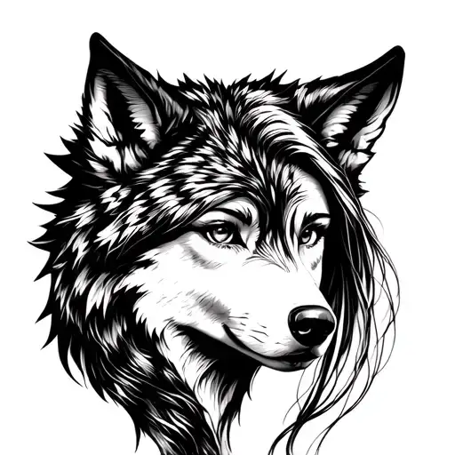 Watch And Silent Girl And Wolf