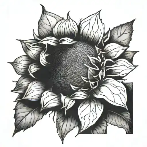 Cute Sunflower Growing Slowly