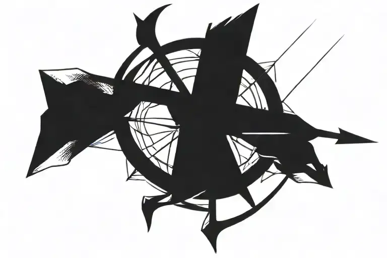 Arm Band With A Bow And Arrow