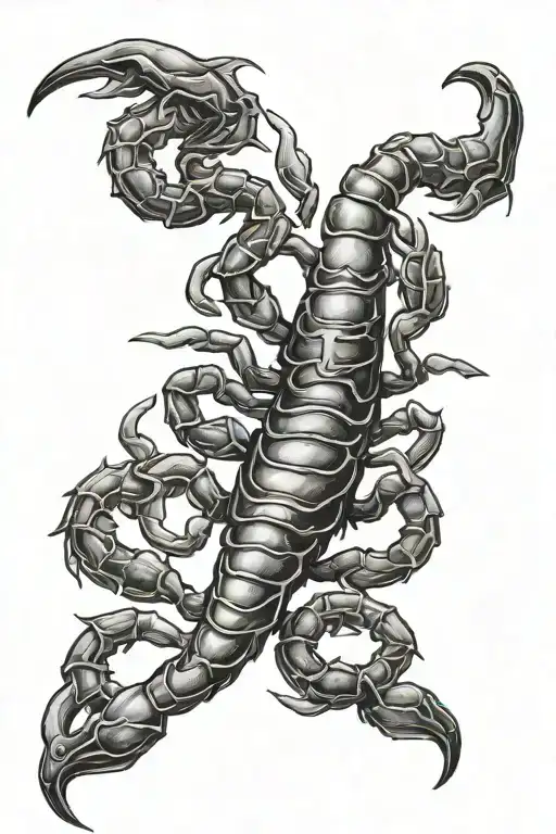 Scorpion Tattoo Design