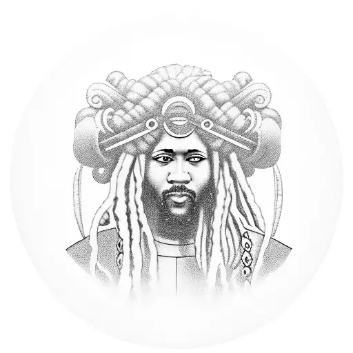 Afro Jesus With Dreadlocks