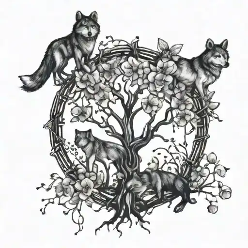 A Family Tree Intertwined With Orchids And Wolves