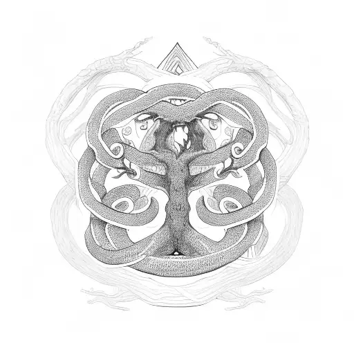 Ouroboros And The Tree Of Life