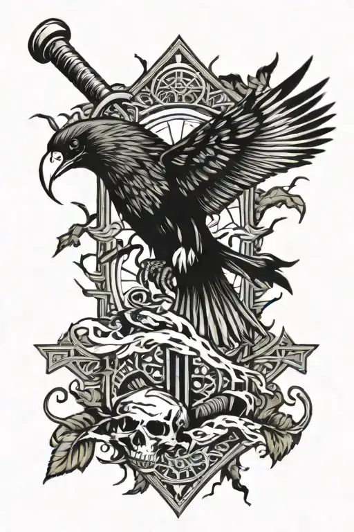 Hammer And Lightning And Crow Wild