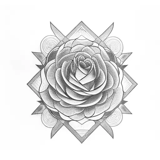 Flower Triangle Moon