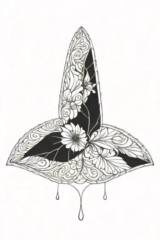 Sternum Tattoo Fine Line