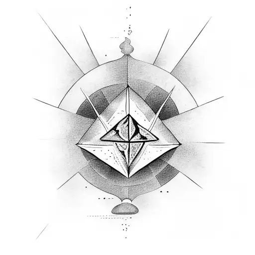 Four Elements Air Water Earth Fire In Triangles