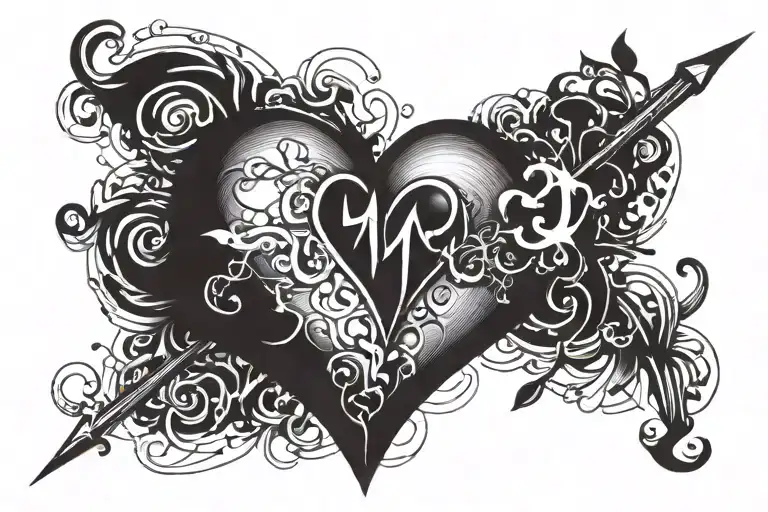 Heart Beat Heart And Date Of