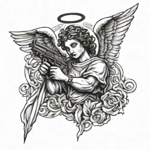 Angel With Pistol