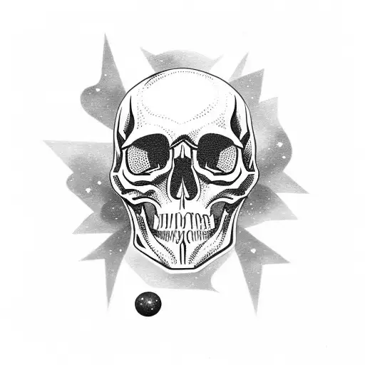 Skull With Universe