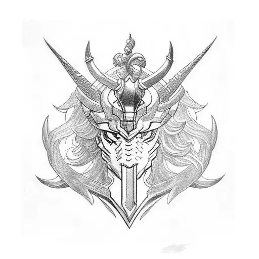 Capricorn Saint Seiya Armor In Profile In Band