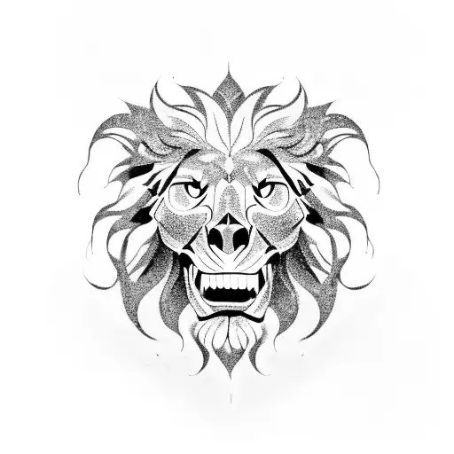 Skull Bull Lion